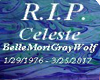 Celestes Gravestone