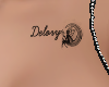 Delory fairy chest tatto