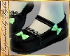 I~Kid Shoes+Lime Bows
