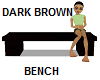 Dark Brown Bench