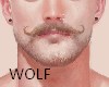 WOLF|light brown Mustach