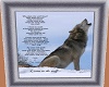 Wolfs Cry Wall Picture