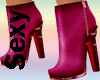 Diva Zipper Boots Pink