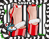 Sweet Candy Cane Shoes