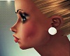 Pure white earrings