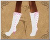 #White pink Boots