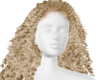 blonde curly hair