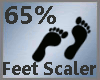 65% Feet Scale -M-