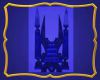 royal blue throne