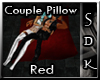 #SDK# Couple Pillow Red