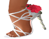 Wedding Red Rose Heel