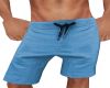 KEVIN BLUE TIE UP SHORTS