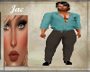 J~PANTS N SHRT SET BL GR