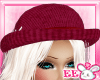 E! Dark Pink Hat