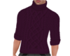 purple, winter, sweater,