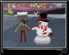 skate with snowman
