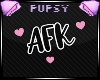 🐾 Kawaii AFK sign