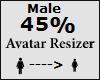 Avatar scaler 45% Male