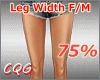 CG: Leg Width 75%