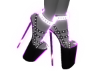 Neon Bunny Heel Purple