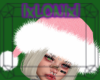 [L] Pink Christmas Hat