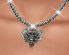 Skull Necklace Silver