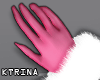KT♛Bunny Fur Gloves