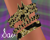 Gold/Blk Cuff-(R)