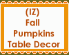 Pumpkins Table Decor