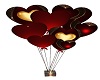 Val  balloons red gold 3