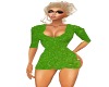 Slim Green Dress