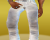 White muscel jeans