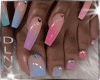 Diamond- toe nails
