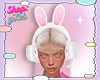 L! Bunny headset - pink