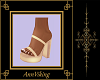 Eva: Golden Sandals