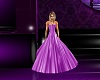lilac silk gown