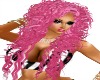 Monica Pink Curly Look