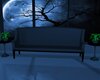 Blue Ambient Couch {F}