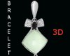 CA 3D Lime Bracelet