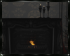 Dark fireplace