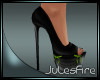FIRE Lime Bow Plat Pumps