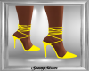 Yellow Strappy Stilettos