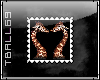 Giraff Heart stamp