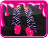 -V- Purple Tiger warmers