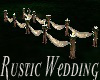 Rustic Wedding Isle Deco
