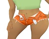 SHORTS TANGERINE ORONGE