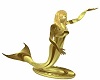 golden mermaid sculptuer