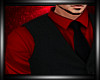 Vest Tie Suit Red/Black