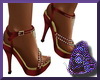 Red Aura Bling Shoes