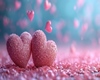 Background hearts